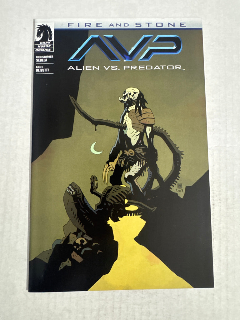 AVP ALIEN VS PREDATOR Fire And Stone #1 VF/NM Mike Mignola Variant