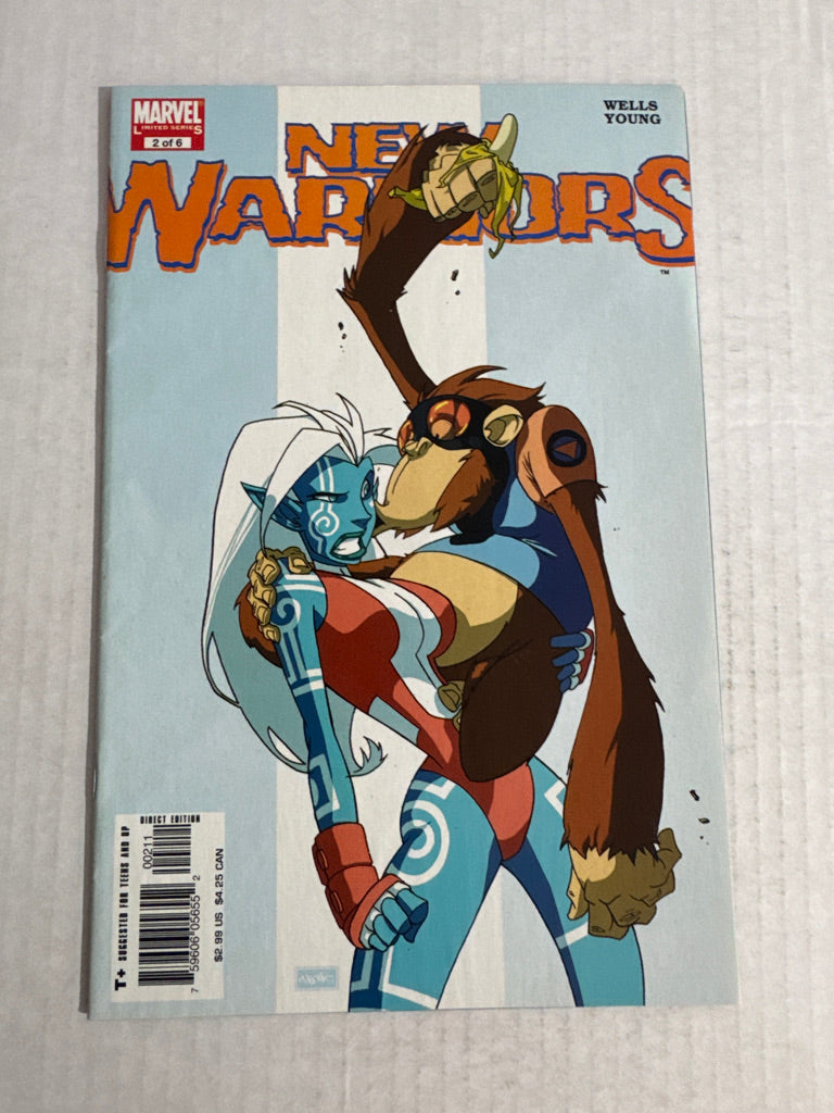 NEW WARRIORS #2 Vol 3 VF/NM Skottie Young Cover
