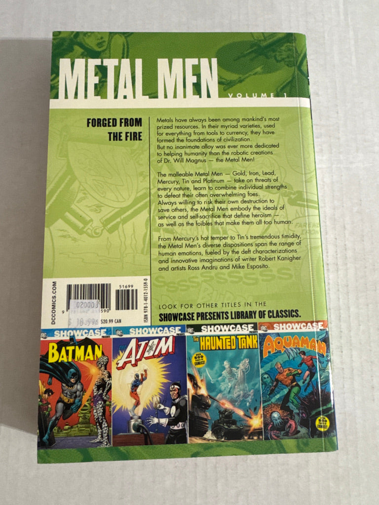 SHOWCASE PRESENTS METAL MEN Vol 1 TPB NM OOP