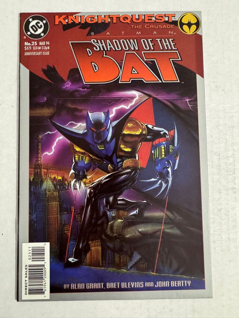 BATMAN SHADOW OF THE BAT #25 NM Brian Stelfreeze Cover