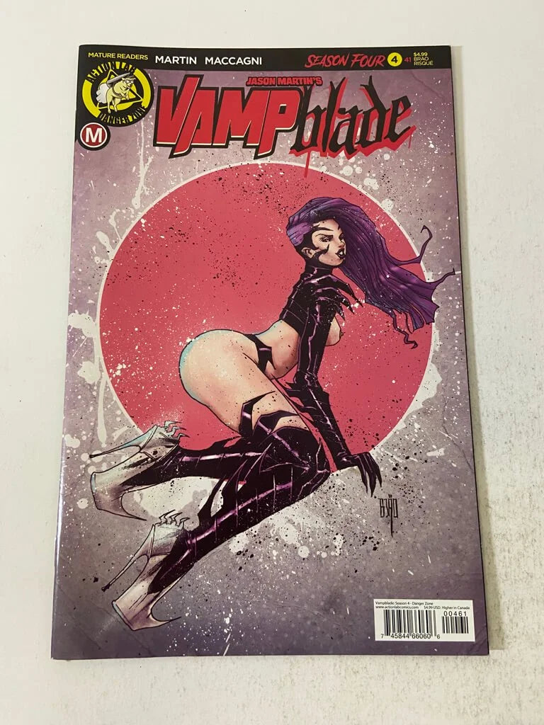 VAMPBLADE Season Four #4 VF+ Brao Risque Variant