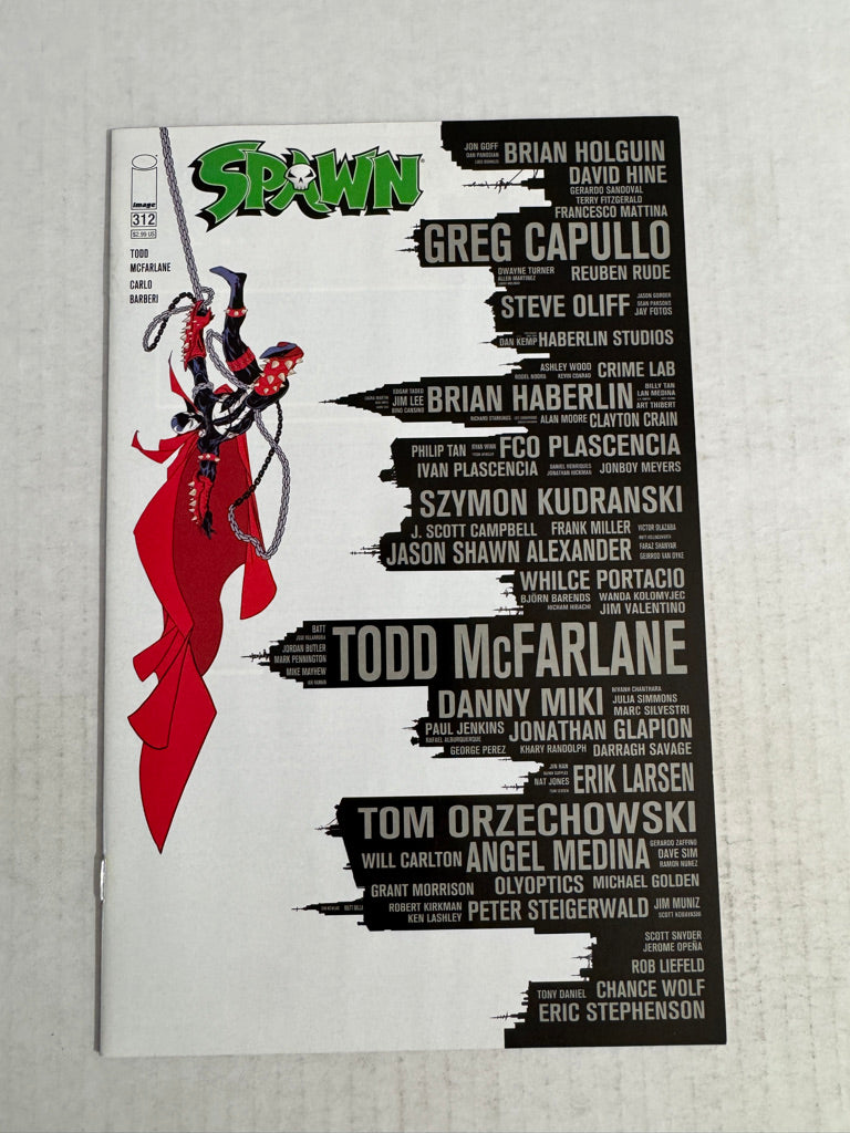 SPAWN #312 NM Todd McFarlane Skyline Variant