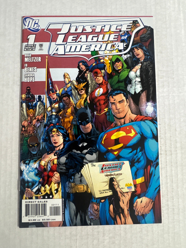 JUSTICE LEAGUE OF AMERICA #1 Vol 2 NM Ed Benes B Variant