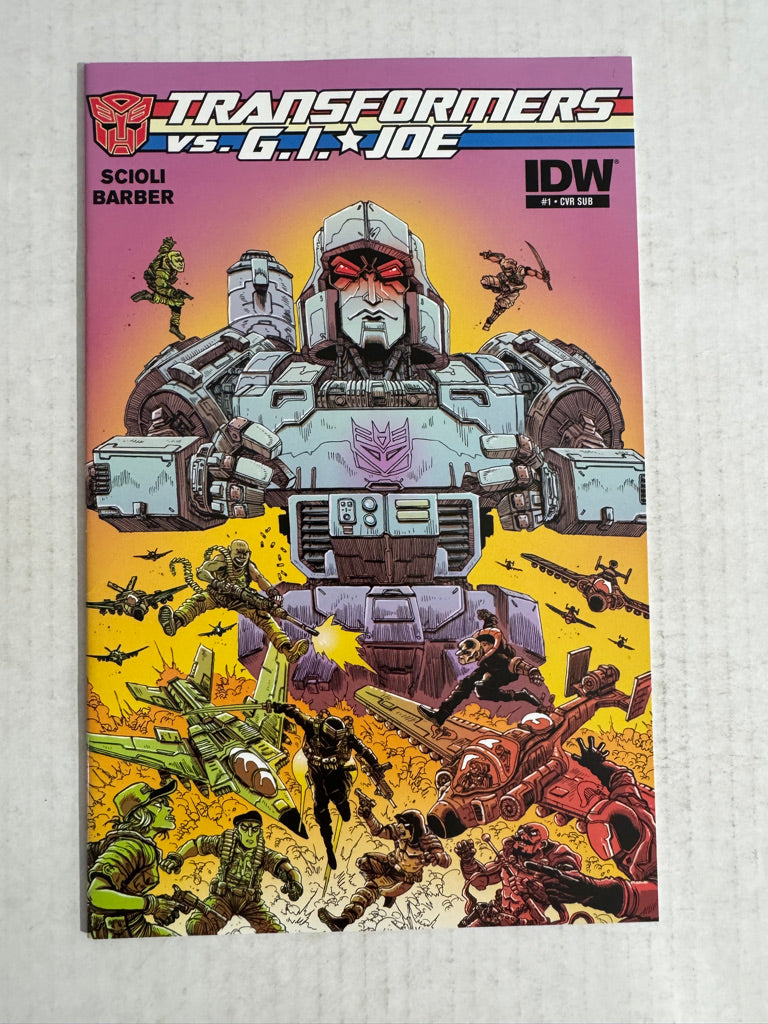 TRANSFORMERS VS GI JOE #1 NM SUB Variant