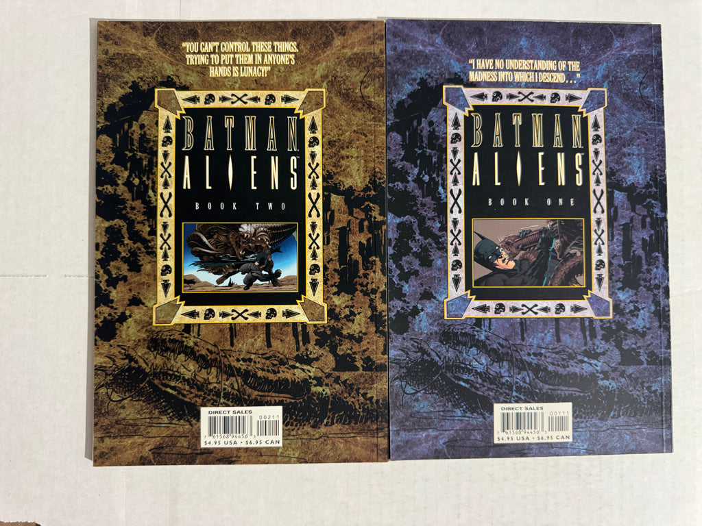 BATMAN ALIENS #1-2 Bernie Wrightson Cover SET