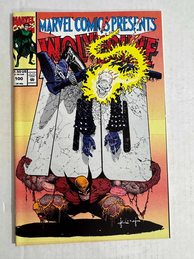 MARVEL COMICS PRESENTS #100 Sam Kieth Cover