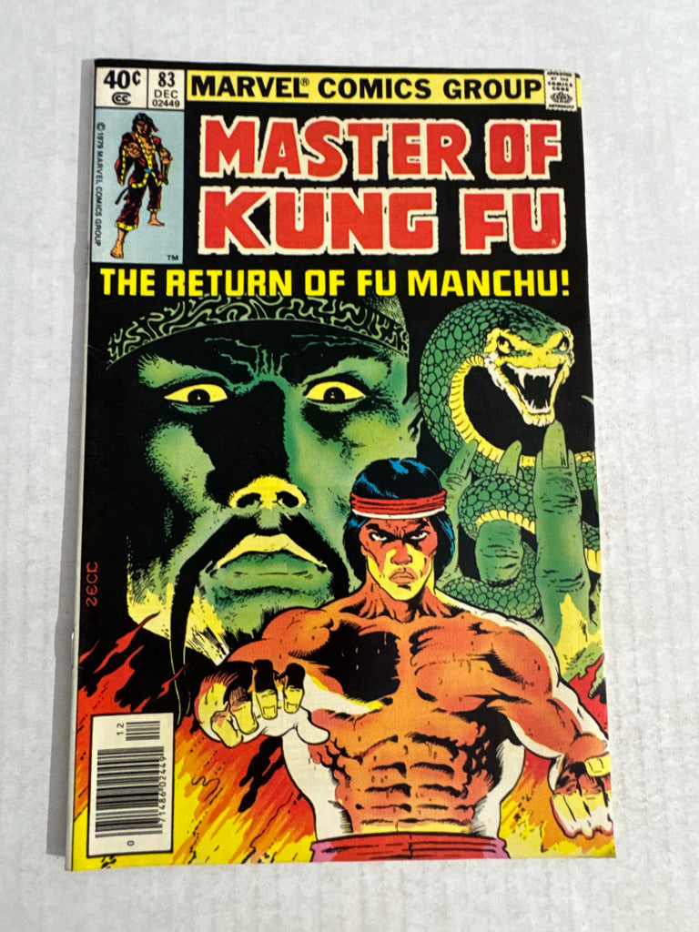 MASTER OF KUNG FU #83 VF+ Mike Zeck Cover