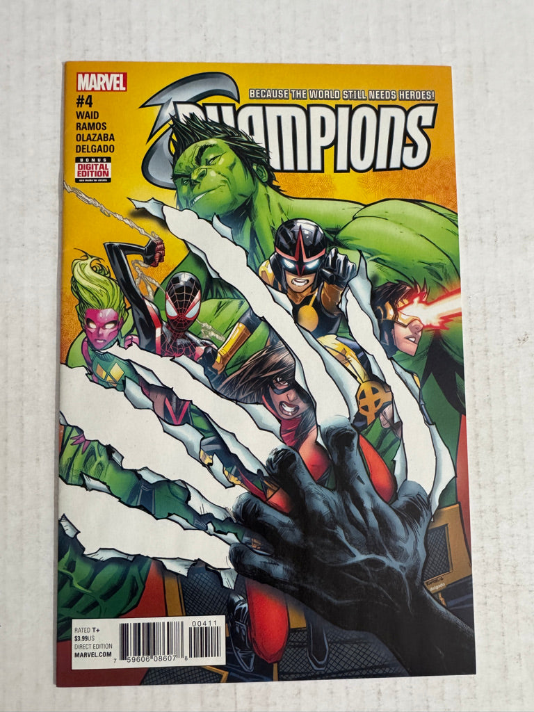 THE CHAMPIONS #4 Vol 2 VF/NM Humberto Ramos Cover