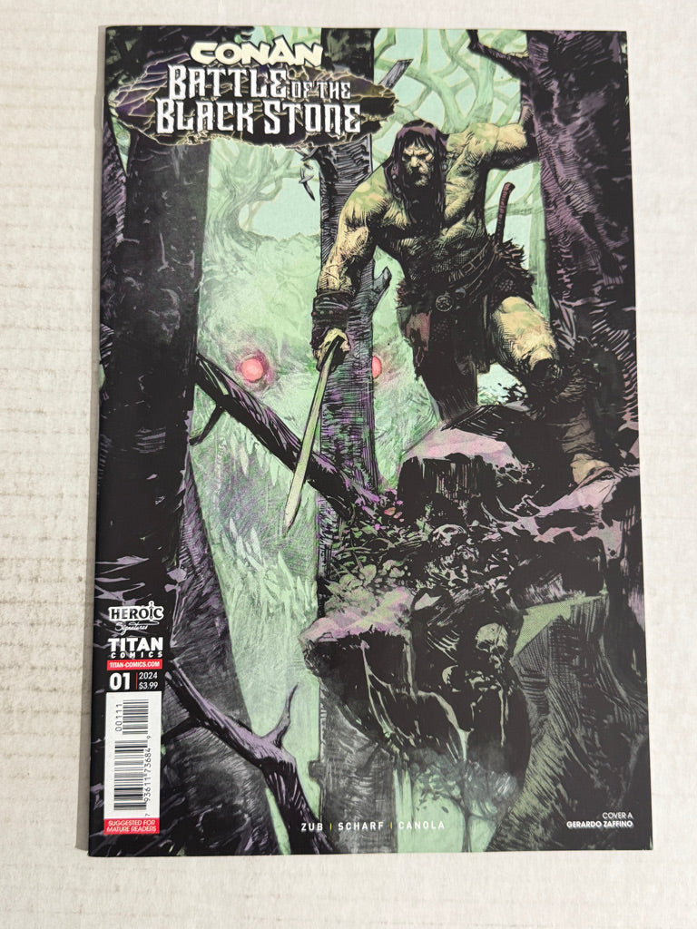 CONAN BATTLE OF THE BLACK STONE #1 NM Gerardo Zaffino Cover