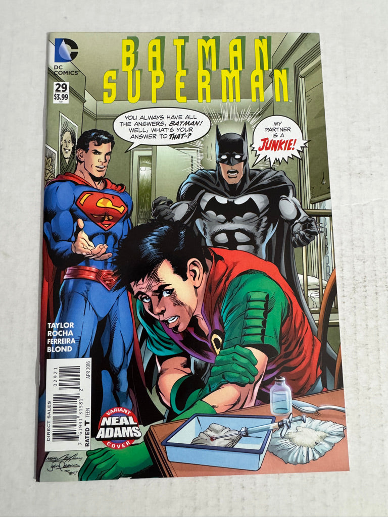 BATMAN SUPERMAN #29 NM Neal Adams Variant