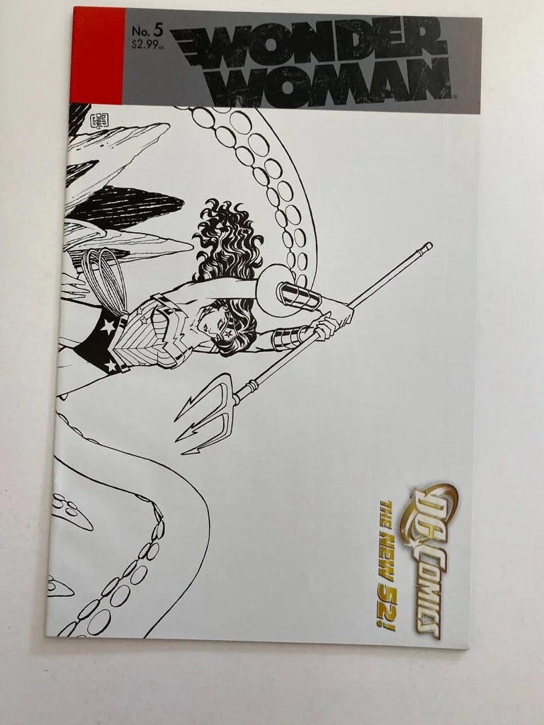 WONDER WOMAN #5 Vol 4 NM 1:25 Cliff Chiang Sketch Variant
