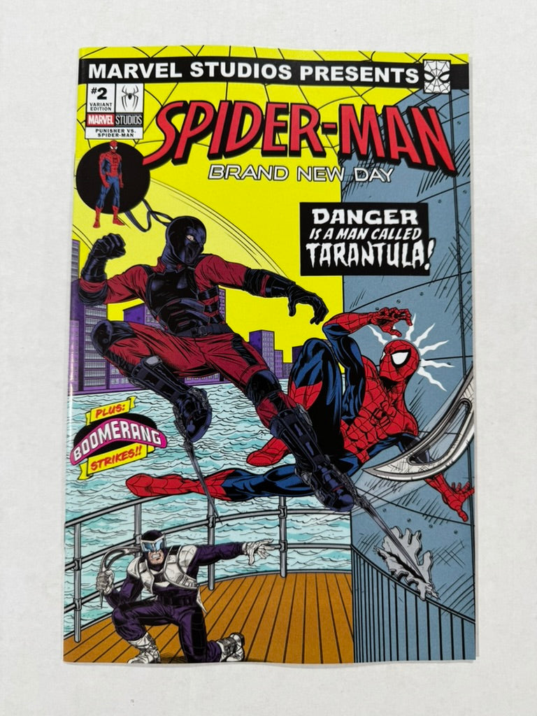 PUNISHER VS. SPIDER-MAN: BRAND NEW DAY #2 NM Adam Stafford Spider-Man: Brand New Day Marvel Studios Variant