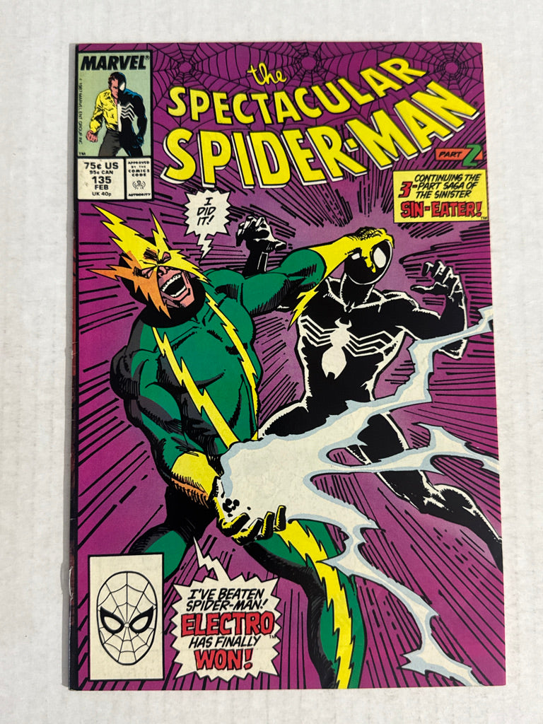 SPECTACULAR SPIDER-MAN #135 VF-