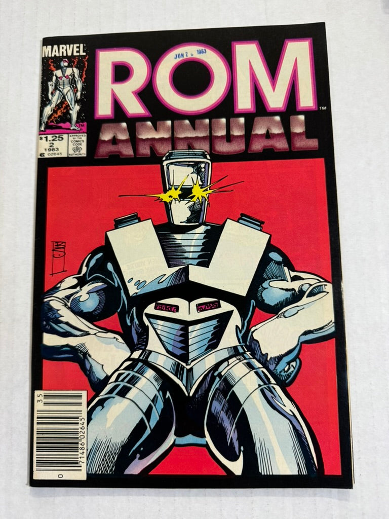 ROM ANNUAL #2 CANADIAN PRICE VARIANT Bill Sienkiewicz Cover