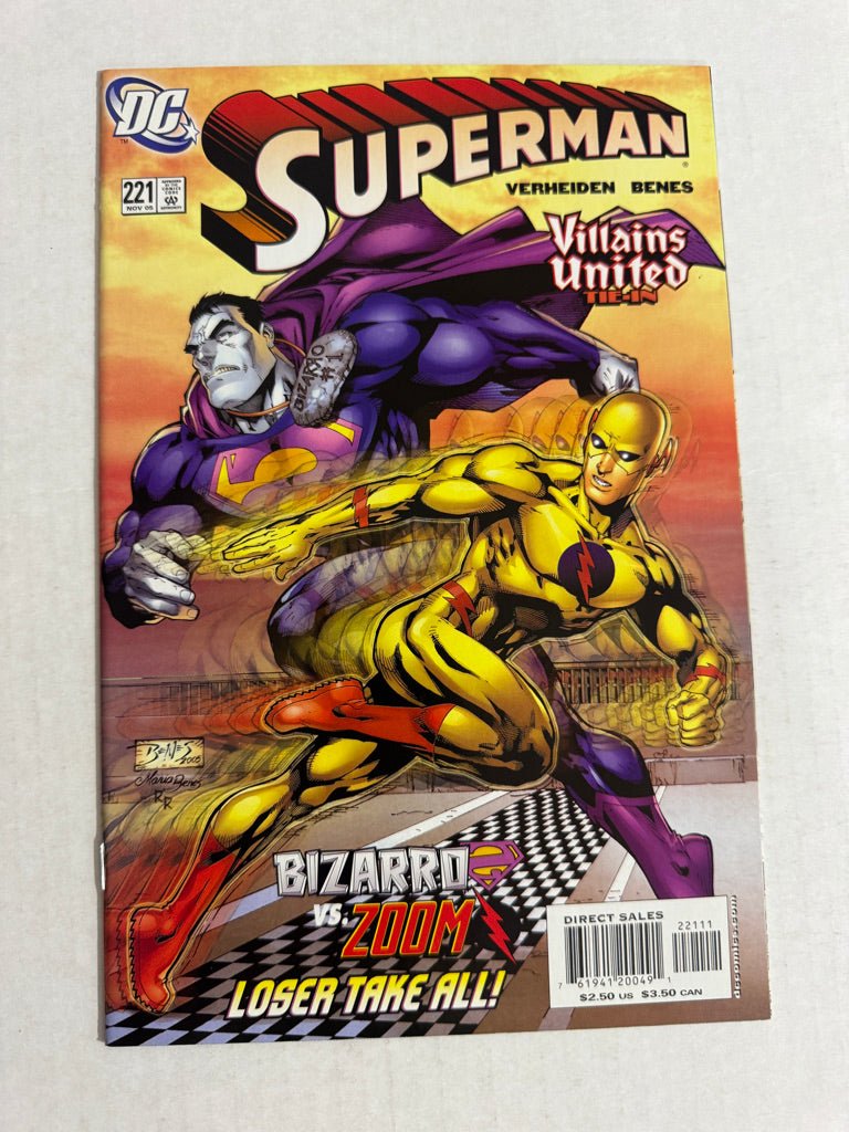 SUPERMAN #221 Vol 2 NM Ed Benes Cover
