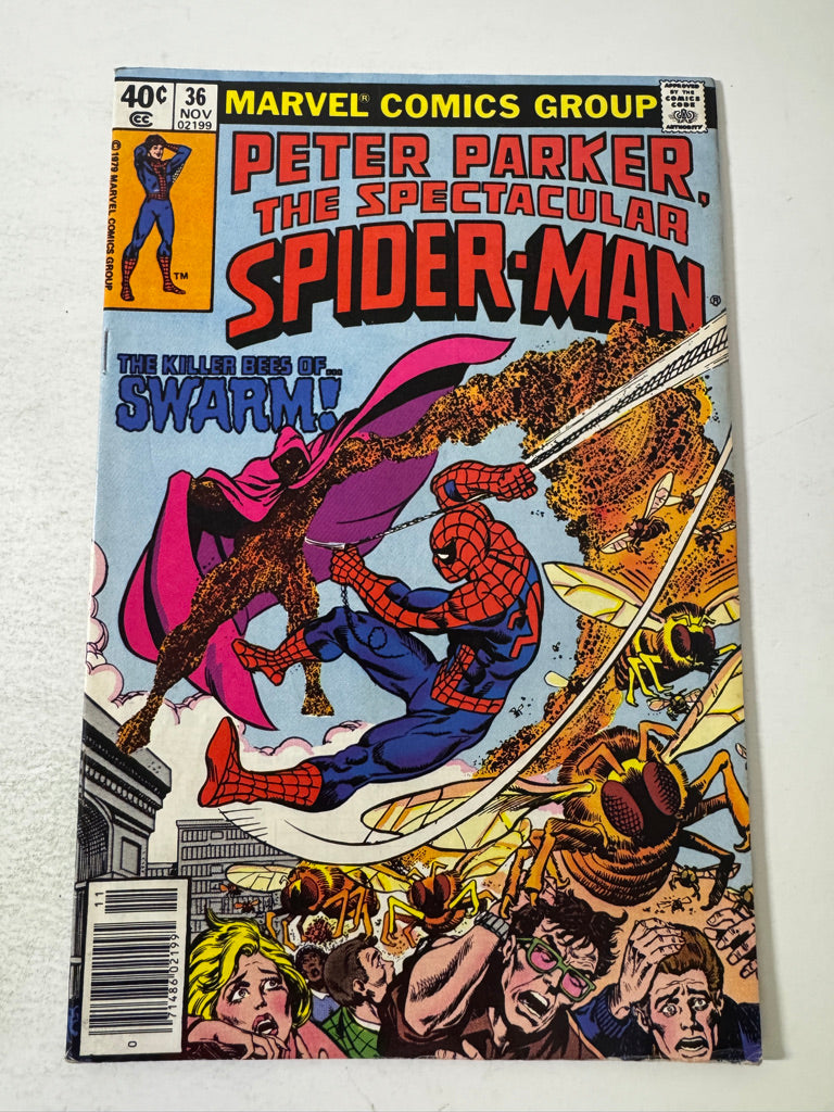 SPECTACULAR SPIDER-MAN #37 VG/FN NEWSSTAND
