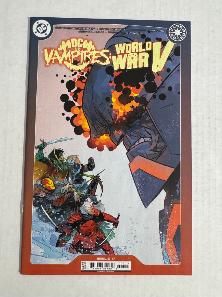 DC VS VAMPIRES World War V #7 NM Otto Schmidt Cover
