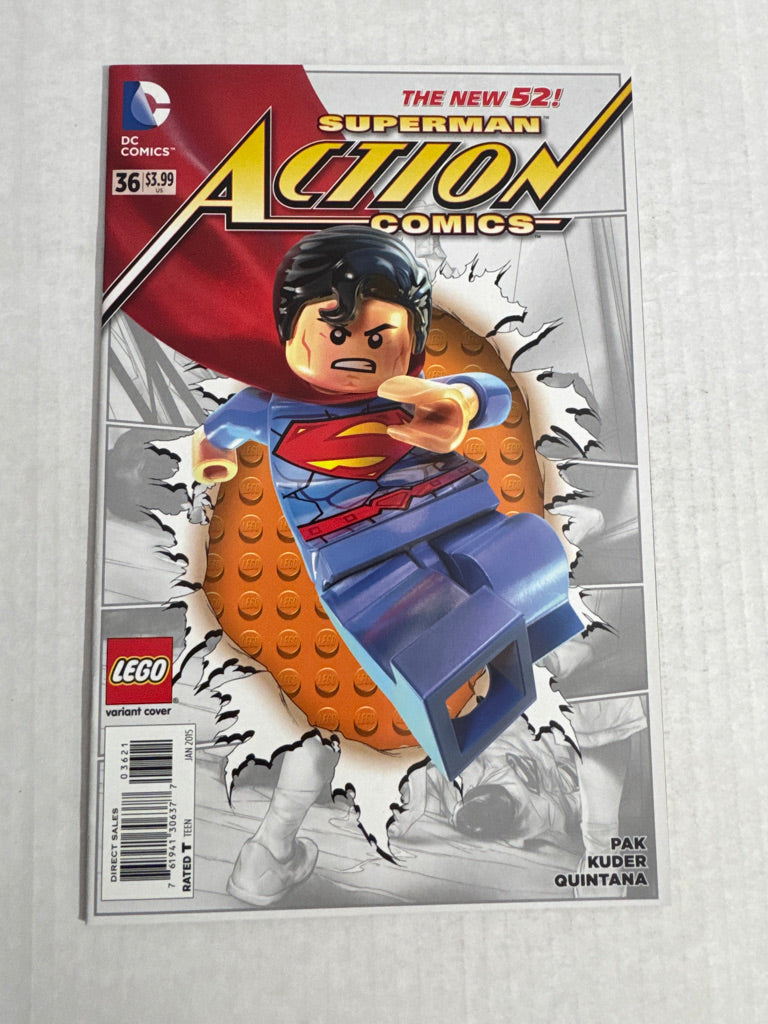 ACTION COMICS #36 Vol 2 NM Lego Variant