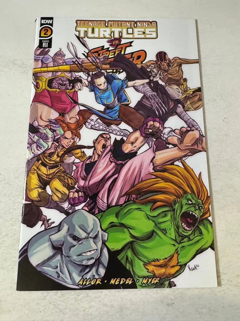 TEENAGE MUTANT NINJA TURTLES VS STREET FIGHTER #2 1:25 Variant