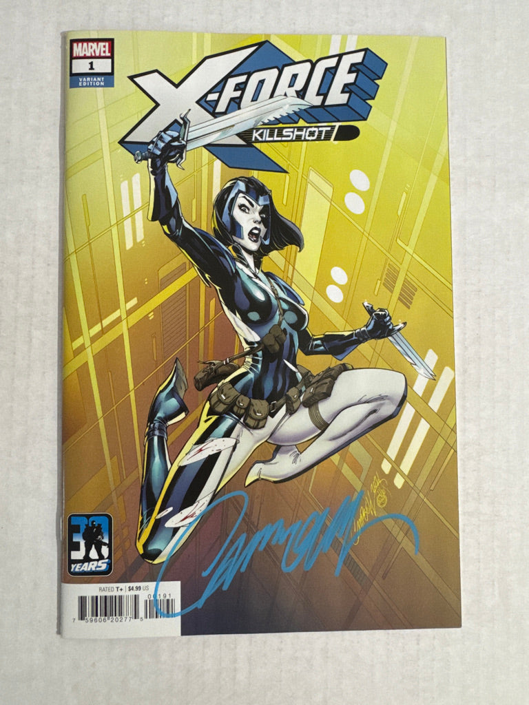 X-FORCE KILLSHOT #1 NM J Scott Campbell Variant SIGNED