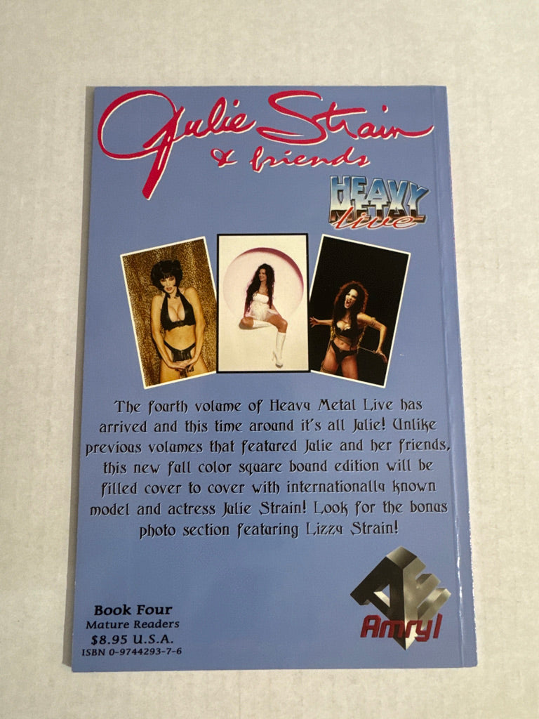 HEAVY METAL LIVE: JULIE STRAIN & FRIENDS Book Four VF/NM Tour Edition Variant