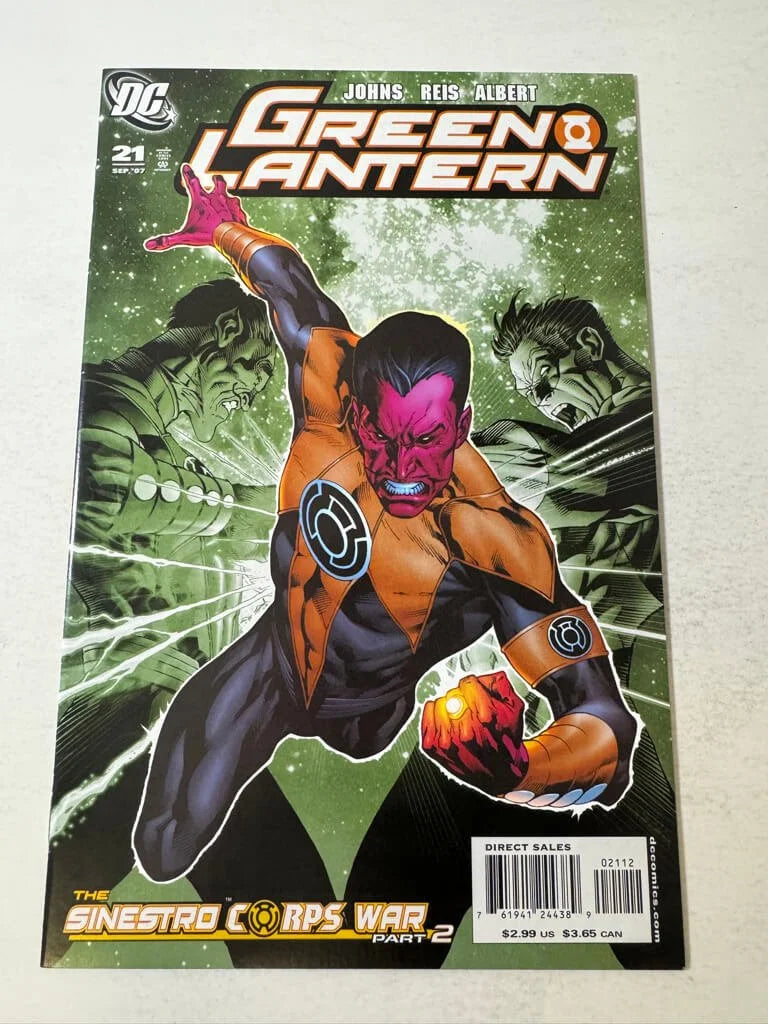 GREEN LANTERN #21 Vol 4 NM 2nd Print Variant