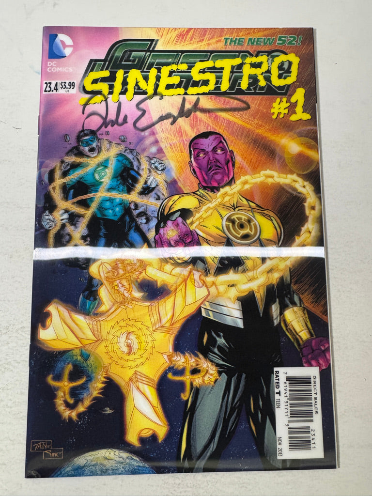 GREEN LANTERN #23.4 Sinestro Vol 5 NM Lenticular Cover SIGNED by Dale Eaglesham