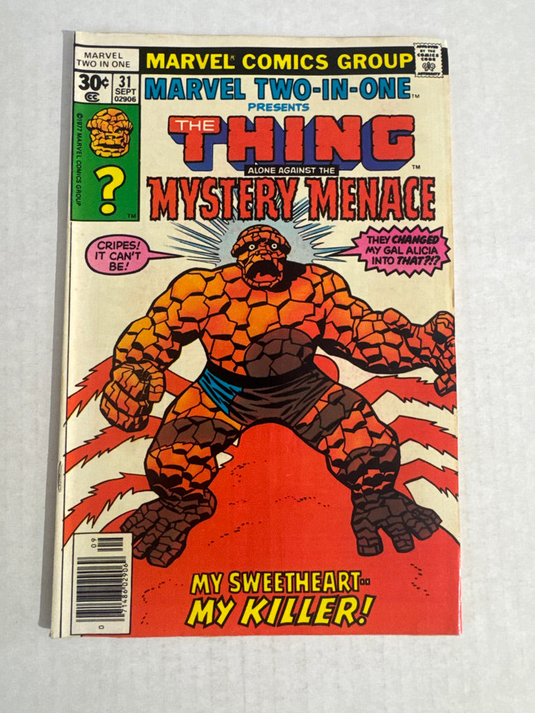 MARVEL TWO-IN-ONE #31 FN-