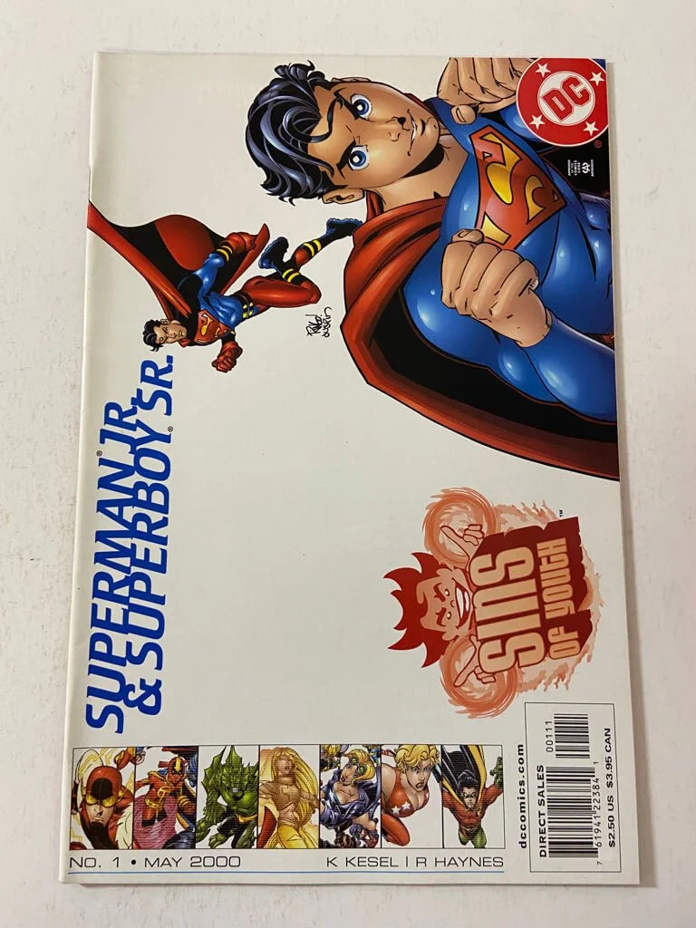 YOUNG JUSTICE SINS OF YOUTH Superman Jr & Superboy Jr #1 VF/NM