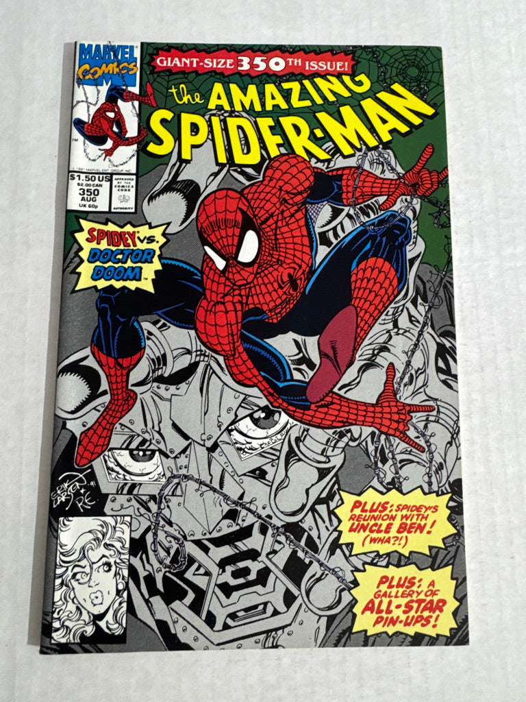 AMAZING SPIDER-MAN #350 NM- Erik Larsen Cover