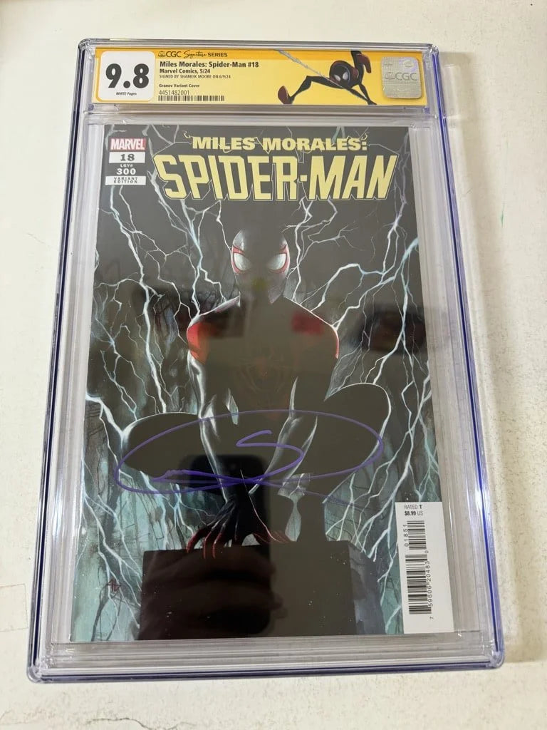 MILES MORALES: SPIDER-MAN #18 CGC SS 9.8 Adi Granov Variant SIGNED