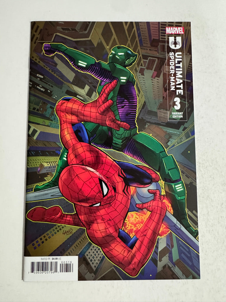 ULTIMATE SPIDER-MAN #3 Vol 4 1:25 Greg Land Variant