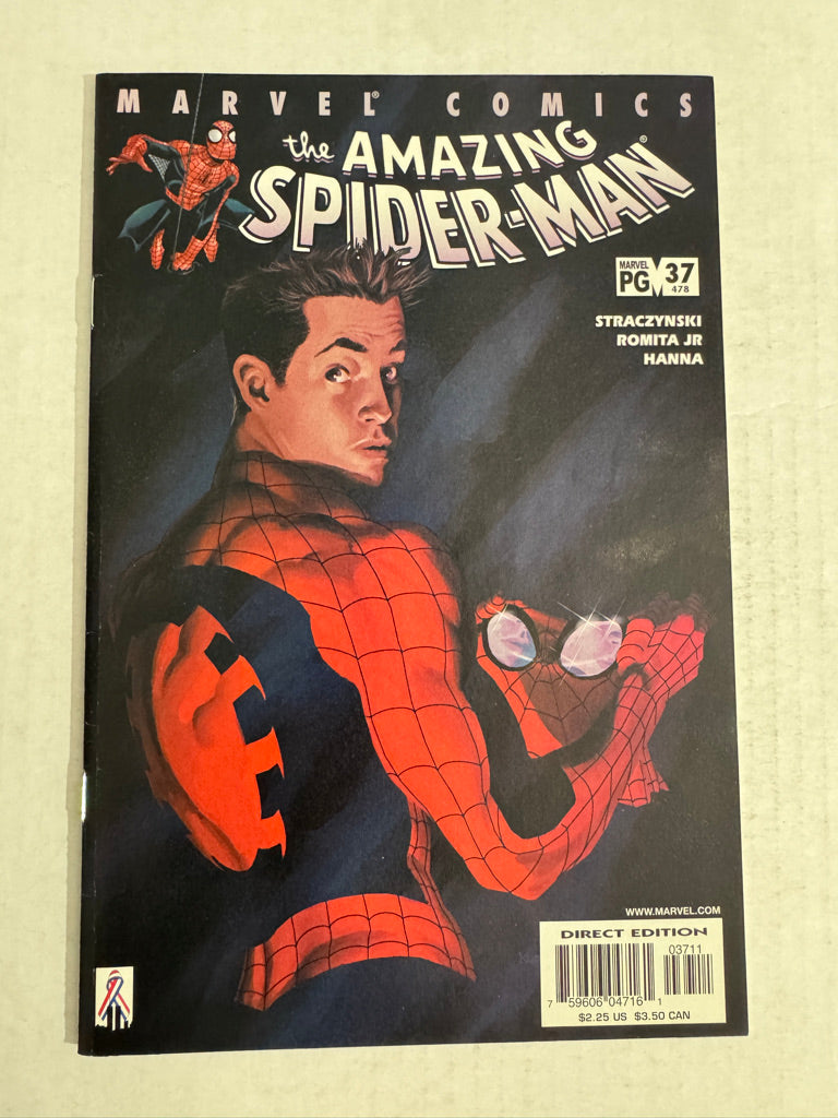 AMAZING SPIDER-MAN #37 Vol 2 VF Kaare Andrews Cover