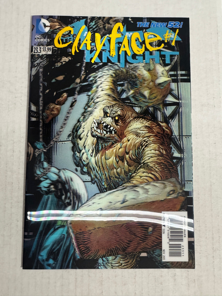 BATMAN THE DARK KNIGHT #23.3 CLAYFACE #1 Vol 2 NM Lenticular Cover