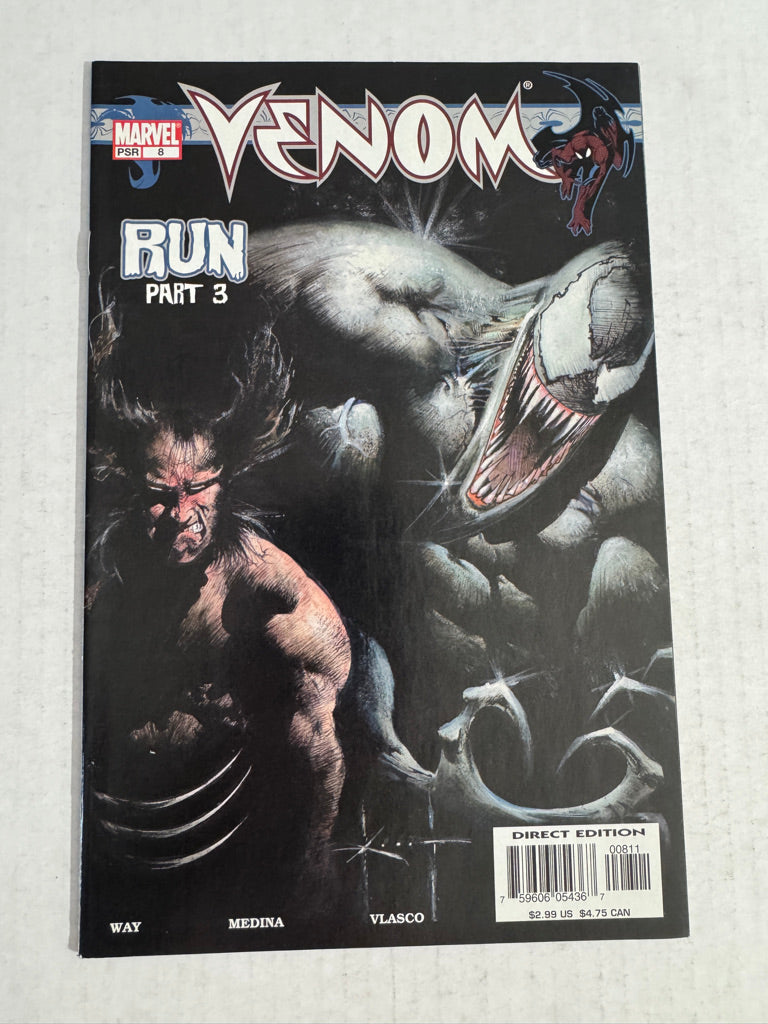 VENOM #8 NM Sam Kieth Cover