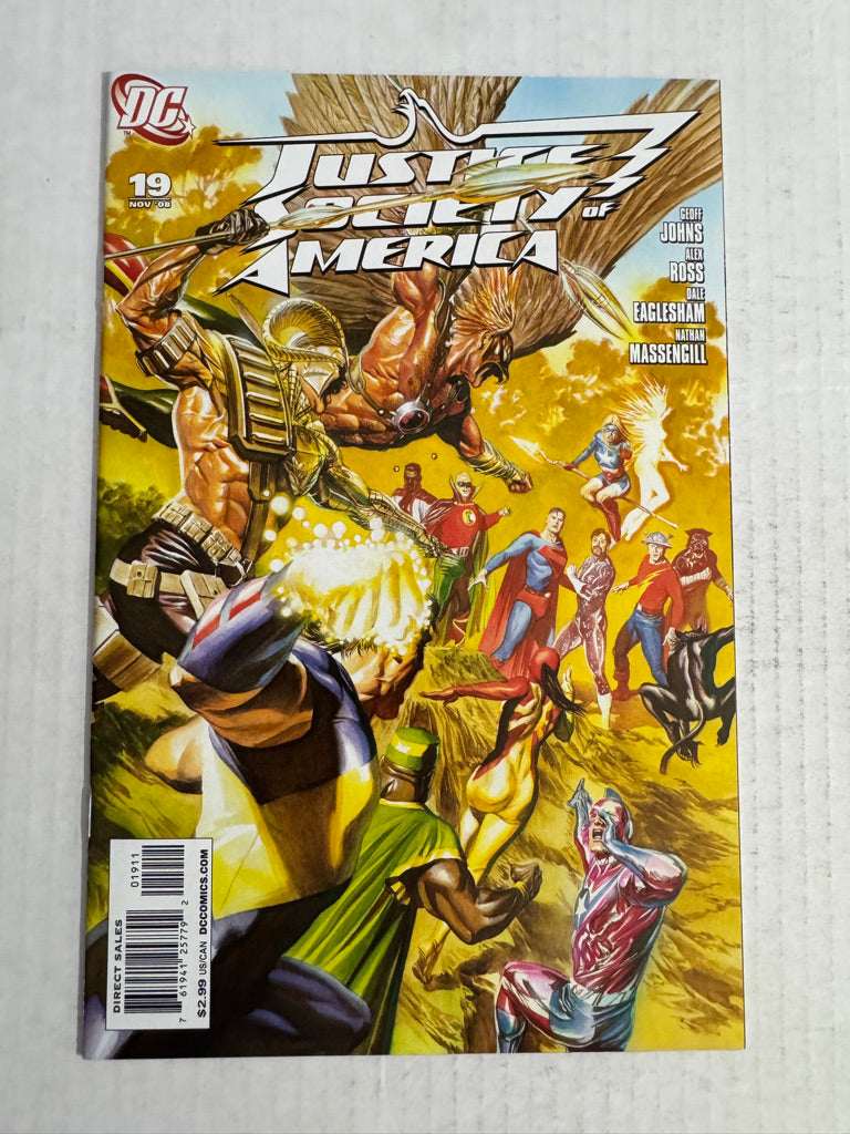 JUSTICE SOCIETY OF AMERICA #19 Vol 3 NM Alex Ross Cover