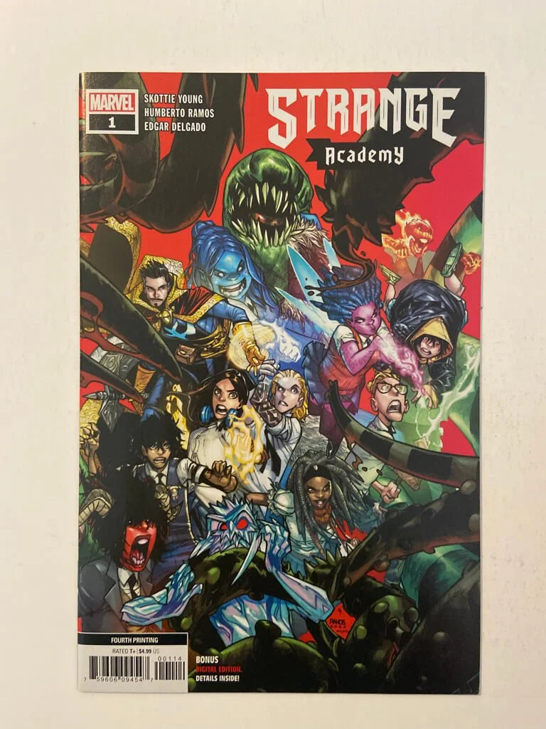 STRANGE ACADEMY #1 NM 4th Print Humberto Ramos Variant