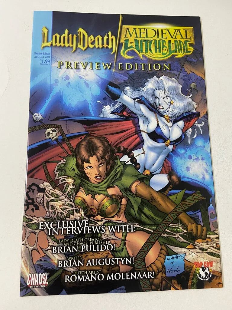 LADY DEATH MEDIEVAL WITCHBLADE Preview Edition NM