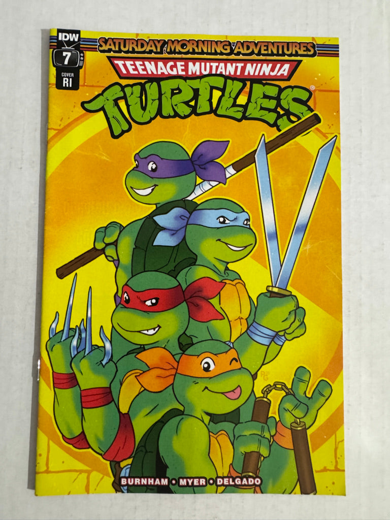 TEENAGE MUTANT NINJA TURTLES SATURDAY MORNING ADVENTURES #7 NM- 1:10 Variant