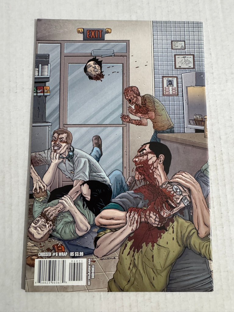 CROSSED #6 VF+ Jacen Burrows Wrap Variant
