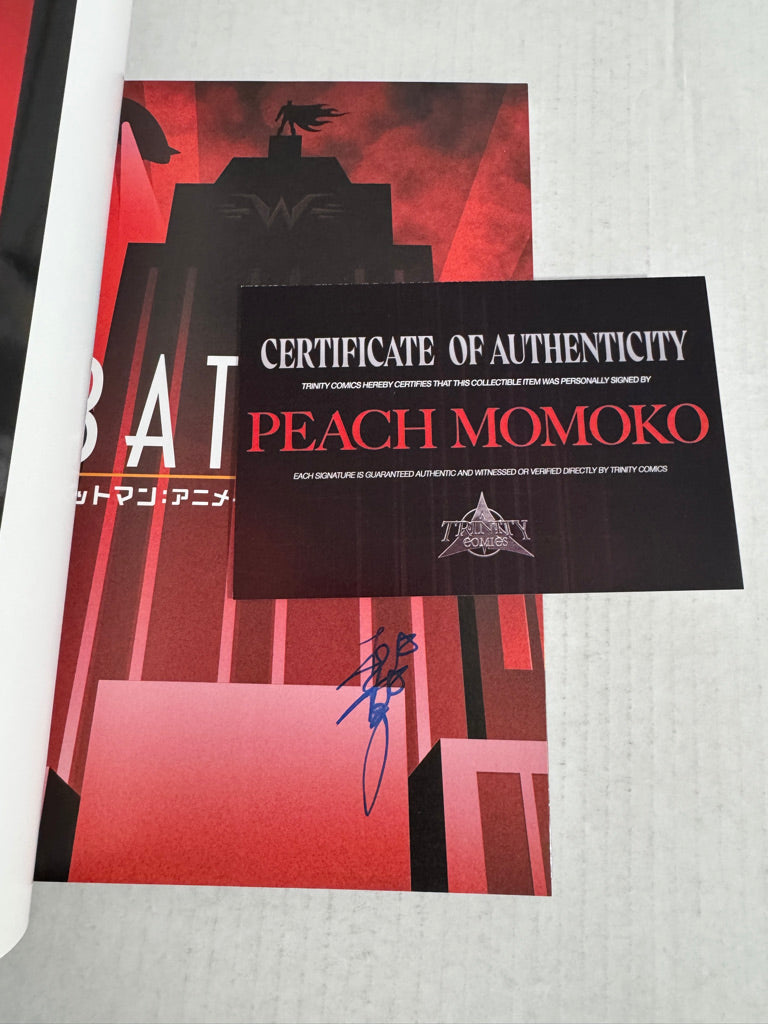 BATMAN ADVENTURES CONTINUE NYCC TPB Peach Momoko Japanese Variant SIGNED Ltd to 500
