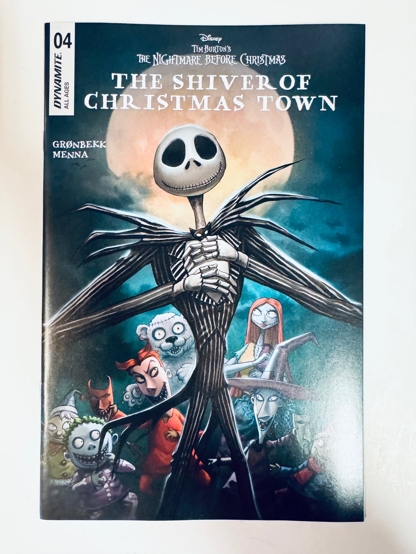 THE NIGHTMARE BEFORE CHRISTMAS: THE SHIVER OF CHRISTMAS TOWN #4 NM Cover C Alan Quah Variant