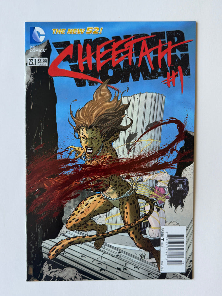 WONDER WOMAN #23.1 CHEETAH #1 Vol 4 NM NEWSSTAND