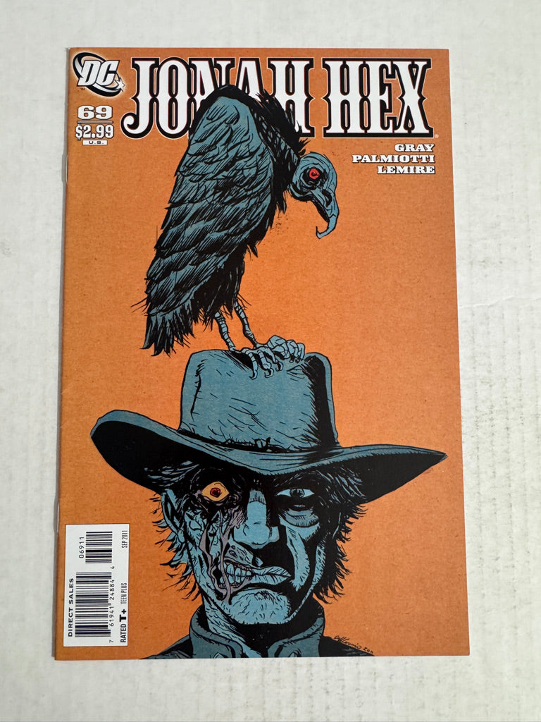 JONAH HEX #69 Vol 2 VF/NM Jeff Lemire Cover