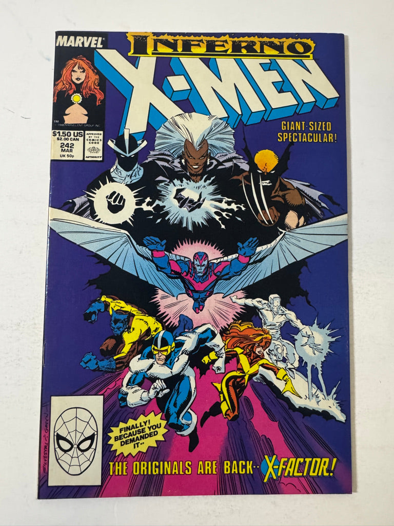 UNCANNY X-MEN #242 FN/VF