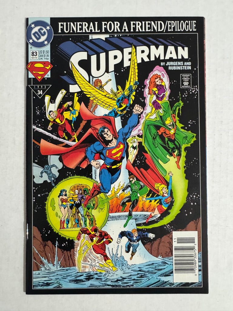 SUPERMAN #83 Vol 2 VF/NM NEWSSTAND