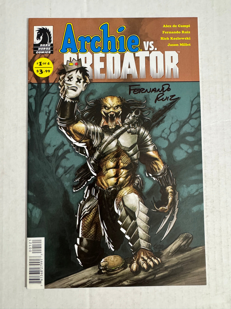 ARCHIE VS PREDATOR #1 VF Eric Powell Variant SIGNED by Fernando Ruiz