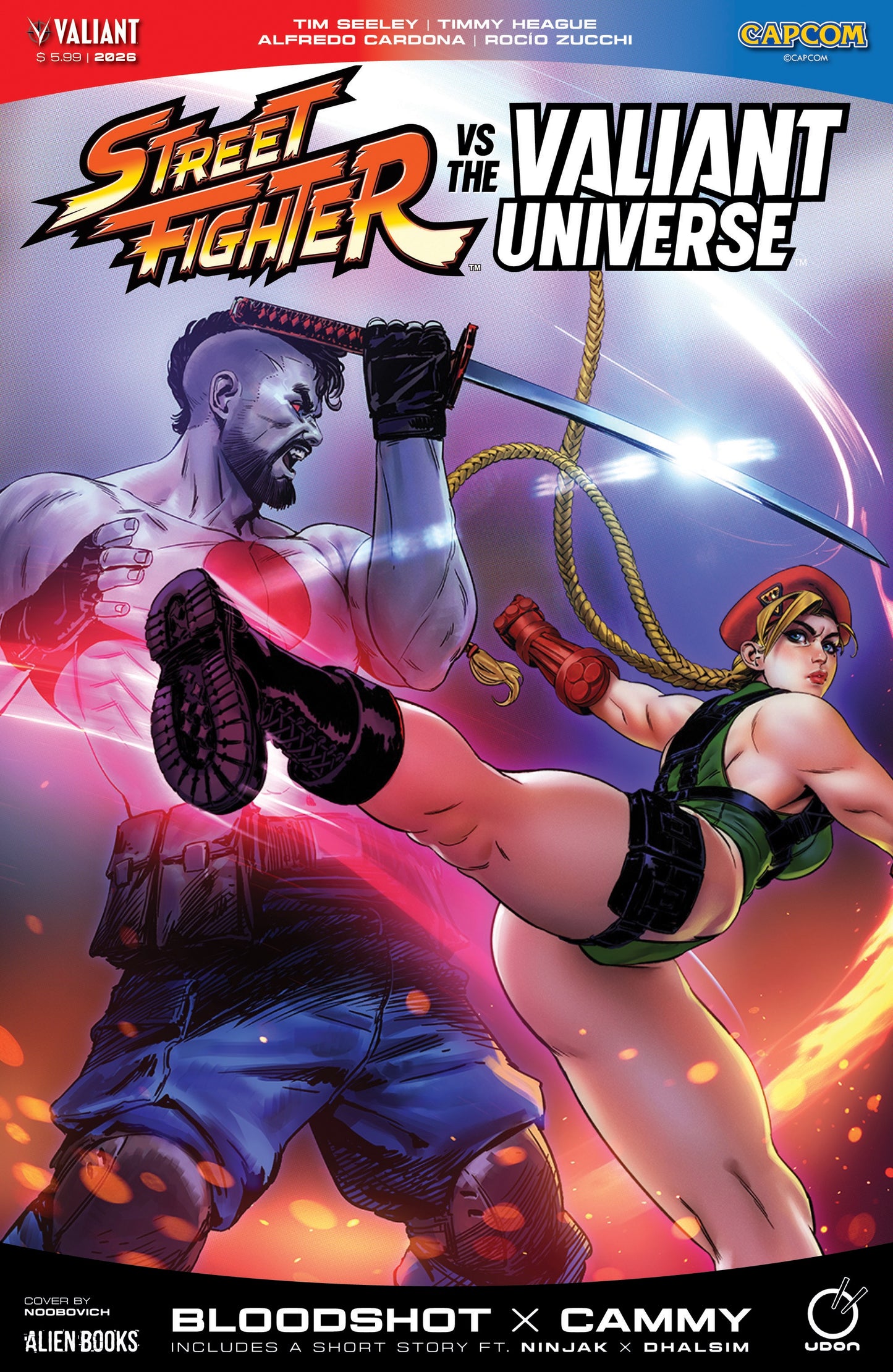 PRE-SALE: Street Fighter Vs. The Valiant Universe Special Variant D (Noobovich)
