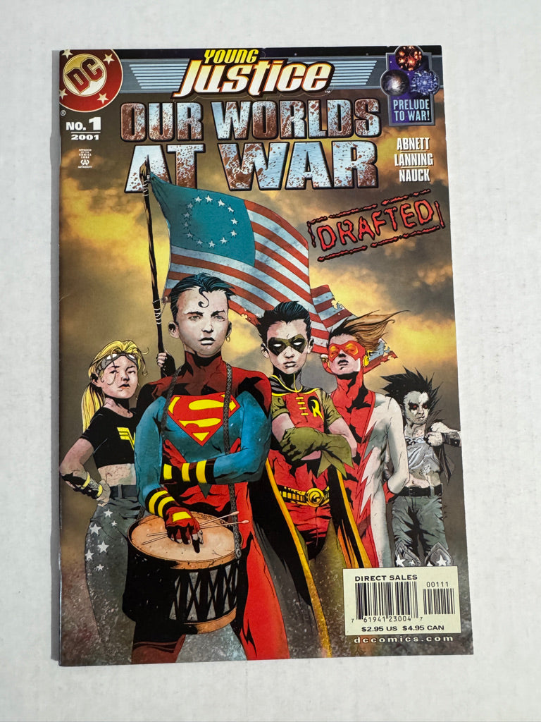 YOUNG JUSTICE OUR WORLDS AT WAR #1 VF Jae Lee Cover