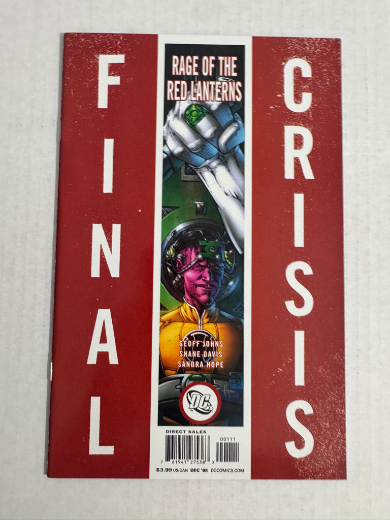 FINAL CRISIS RAGE OF THE RED LANTERNS #1 NM